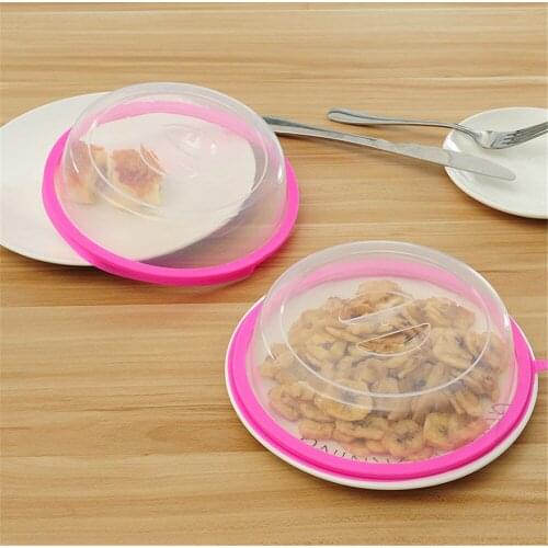 20cm Seal Fresh Bowl Cover Leak Prevention Microwave Oil - proof Cap Heating Lid
