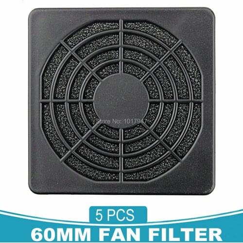 5PCS lot 60MM Dustproof Mesh Heatsink Filter Dust Guard for 60x60mm 6cm PC Computer Cooling Fan