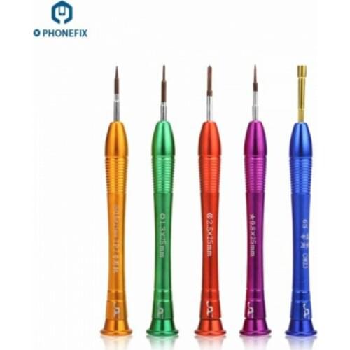 5 in 1 Professional Screwdriver Kit Y 0.6mm Screwdriver for iPhone X 8 7 7P 6 6S Opening Mobile Phone Tool Kit