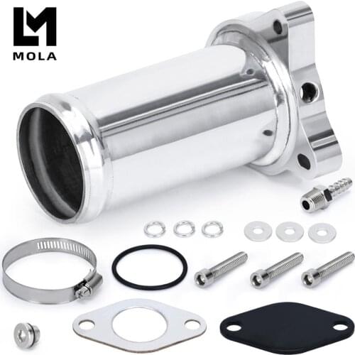 57MM Wholesale Aluminium EGR Valve Replacement Pipe For 1.9 8v TDI VE 90/110 and PD100/PD115 EGR Delete/Race Pipe 2\"-EGR02