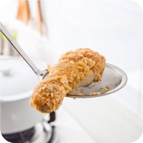 Kitchen Filter Scoop Superfine 304 Stainless Steel Oil Spill Spoon Filter Small Colander To Oil Across The Mesh Sieve Oil Scoop