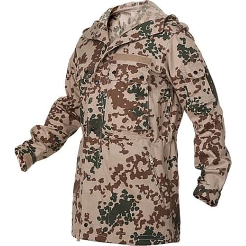 Autumn Winter Men Outdoor Army Military Tactical Camouflage Warm Jackets Hiking Quick Dry Breathable Hooded Medium Length Style