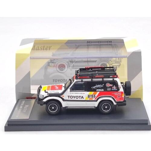 Master 1:64 TO~TA LAND CRUISER LC80 Mexico Baja 1000 Rally #8155 JEEP Diecast Models Toys Car Collection Gifts