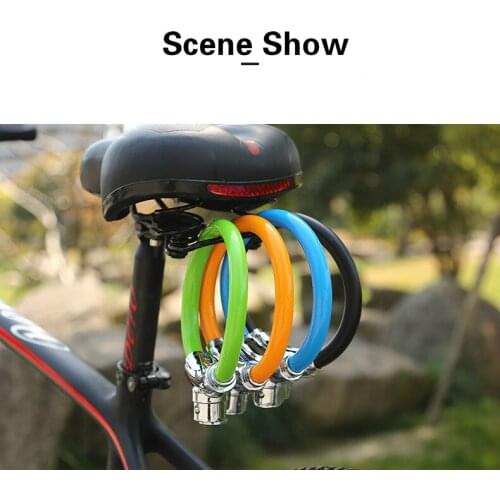 Mini Locks Chains And Locks 2 buttons Portable Zinc Alloy Mountain Bike Ring Lock Anti-theft Lock Bicycle Road Bike Safety lock