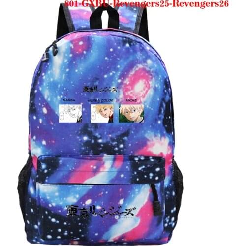 Fashion Anime Tokyo Revengers Print School Backpack Women Men Book Bags Children Teenagers Backpacks Tokyo Revengers School Bags