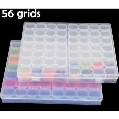 Reticulated 56 Demountable Diamond Embroidery Cross Stitching Diamond Painting Accessories Boxes Storage Cases Home Storage