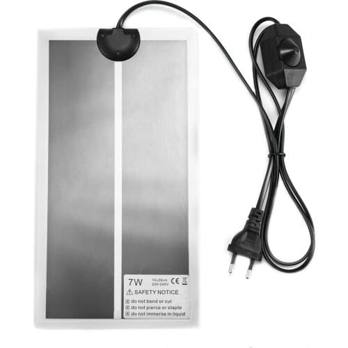 Reptile Heat Mat Incubator Pet Heating Pad Pet Reptile Vivarium Terrarium Warm Heater With Thermostat Controller 7W