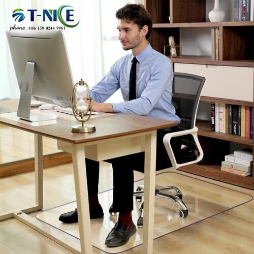 The Newest Modern Contracted Simple Transparent Floor Acrylic Mat Pad For Office Desk Table And Chair 1 10 80cm Or 110 90cm