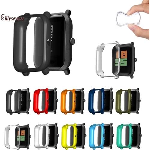 New Soft Watch Cases Tpu Case Cover Shell Protector For Xiaomi Huami Amazfit Bip Youth Watch With Screen Protector