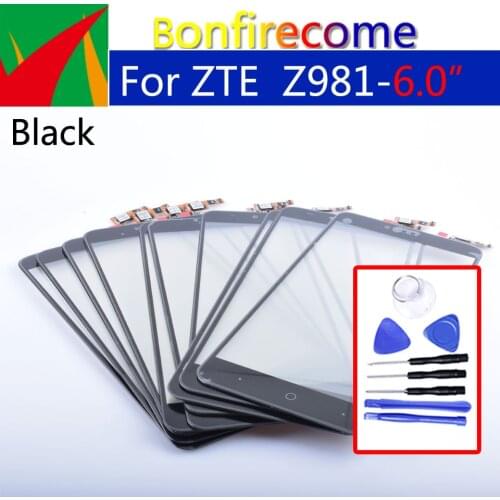For ZTE ZMax Pro Z981 Touch Screen Panel Digitizer Sensor Front Glass Outer Touchscreen Replacement 6.0 inch