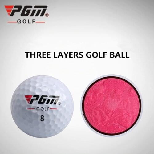 PGM Golf Ball Hot Sale Original Three-layer Match Ball Gift Box Package Golf Balls 1PCS/3PCS/12PCS 44g Diameter 42mm Game Use Ba