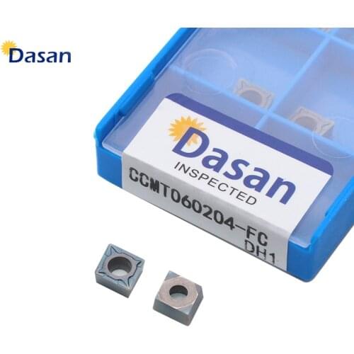 10pcs CCMT060404 FC High Quality Carbide Inserts CCMT 060408 Internal Boring Plate Turning TOOL for Chilled steel