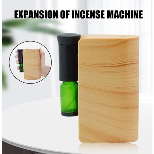 Portable Aromatherapy Diffuser Wood Grain USB Home Essential Oil Diffuser with LED Light UD88