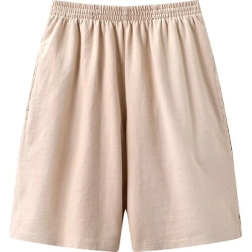 PUWD Jogging Girls Soft Cotton Shorts 2021 Summer Fashion Ladies Vintage Loose Short Pants Casual Women Chic Shorts