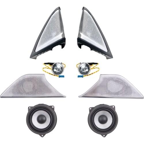 Car mid range speaker side door loudspeaker LED glow lamp tweeter bocinas design for bmw g30 synchronized ambient light a set