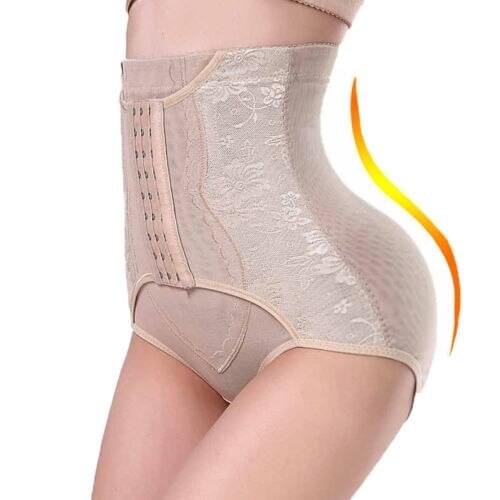 Women High Waist Tummy Shaper Slim Thin Clip Postpartum Abdomen Panties Body Corset Waist Trainer Ladies Shaping Briefs