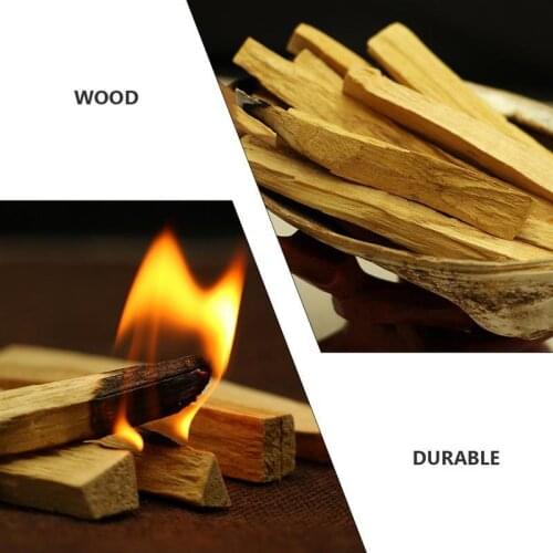 1Pc Palo Santo Natuurlijke Wierook Houten Vlekken Stok Aromatherapie Burn Houten Stokken Geen Geur (willekeurige Type) Hot