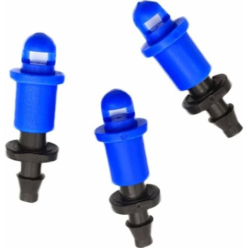 1000pcs 360 Degree Refraction Micro Sprayer with 4mm barbed Connector agriculture Garden Irrigation Accessories watering fitting