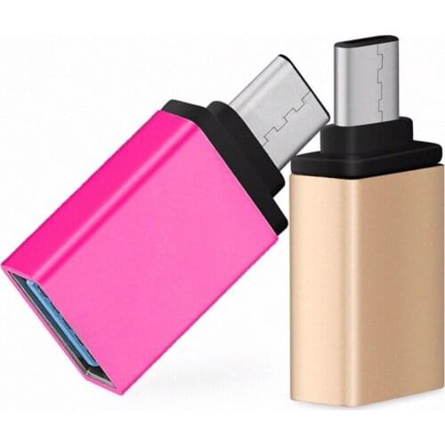 USB-C Type C Male to USB 3.0 Female OTG Data Sync Adapter for Phone Macbook
