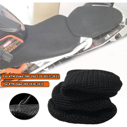 Duke 390 3D Mesh Seat Cover Cushion Guard Waterproof Insulation Net For KTM Duke390 2019 2018 2017 Motorcycle Accessories