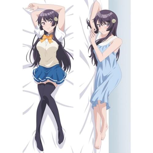 Hot Anime Dakimakura Osananajimi Ga Zettai Ni Makenai Love Comedy Kachi Shirokusa Hugging Body Pillow Case Pillow Cover