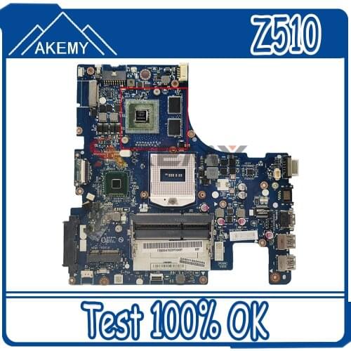 Laptop motherboard For LENOVO Z510 Mainboard AILZA NM-A181 90004479 SR17E N14P-GV2-S-A1 2G