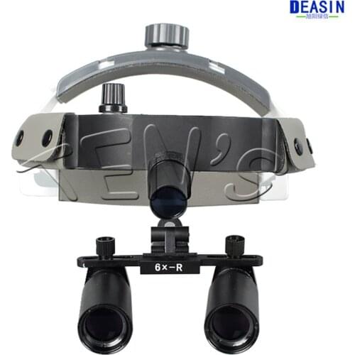 6X Surgical Loupe Helmet Magnifier Dental Loupes Surgeon Operation Medical Enlarger Clinical Magnifier