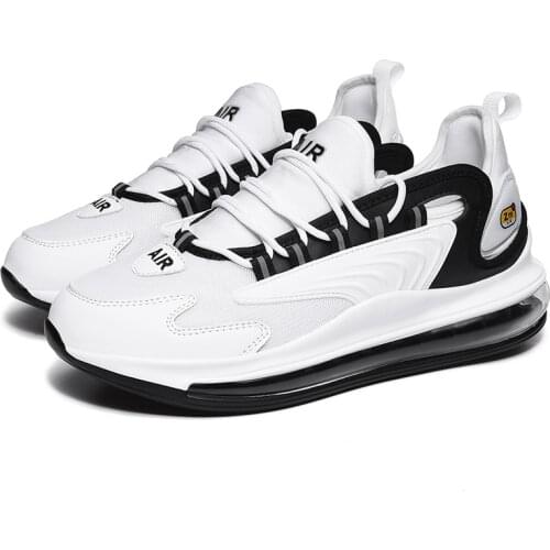 Men Casual Shoes Sports Shoes Mens Trendy Color Matching Air Cushion Mens Shoes Mesh Breathable Light Casual Sports Shoes