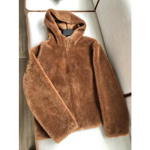 Soft Casual Cute Hooded Wool Women Pullover Korean Fashion Designer High Quality Clothes Winter New Harajuku Thick Hoodies Soft