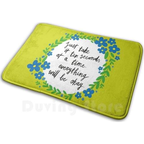 Ten Seconds Carpet Mat Rug Cushion Soft Non-Slip Unbreakable Kimmy Schmidt Kimmy Schmidt Ten Seconds 10 Seconds 10 Seconds