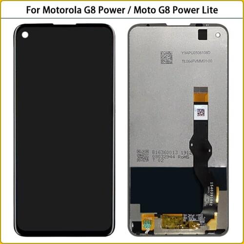 Original For Motorola Moto G8 Power XT-2041-1 Display Touch Screen Panel Sensor Digiziter Assembly For Moto G8 Power Lite LCD
