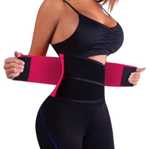 Women And Men Adjustable Elstiac Waist Support Belt Neoprene Faja Lumbar Back Sweat Belt Fitness Belt Waist Trainer Heuptas