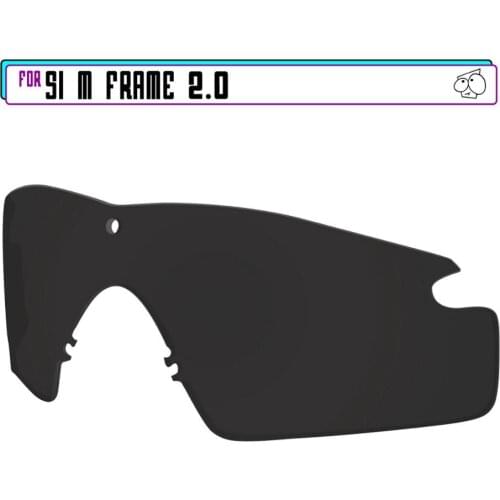 EZReplace Polarized Replacement Lenses for - Oakley Si M Frame 2.0 Sunglasses - Black