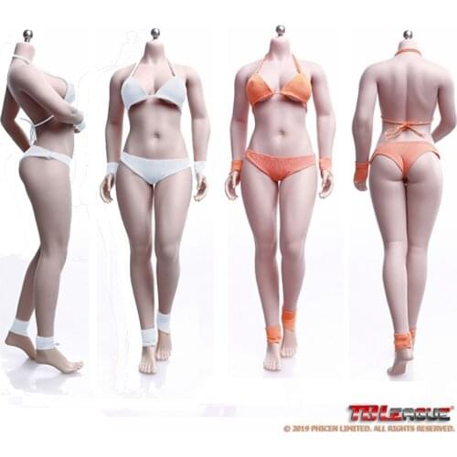 TBLeague Phicen PHMB2019 S28A&S29B 1/6 Scale Europe Female Women Pale&Suntan Medium Bust Seamless Flexible Body 12" Figures Toys