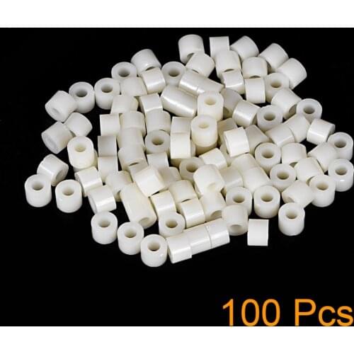 Uxcell M3 M4 M5 ABS Non-Threaded Round Cylinder Hollow Standoff Spacers Washers 7x3x5/6/15mm 7x4x10mm 11x5x8mm White 100pcs/lot