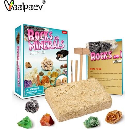 Magic Ore Stone Blind Box Set Collection Gift Get 5 Kinds from 15 Puzzle Mining Exploration Toys for Children 5 6 8 18 Years Old