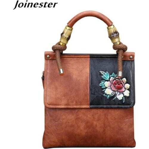 Women Embossed Vintage PU Flap Bags Ladies New Trend Handbags Shoulder Bag Top Handle Satchel Hasp Tote Woman Cross Body Bags