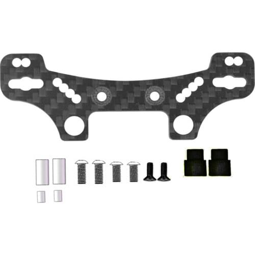 Carbon Front/Rear Shock Damper Stay for 1/10 Tamiya TT-02/TT-02D/TT-02R RC Upgrades Accessories 54947