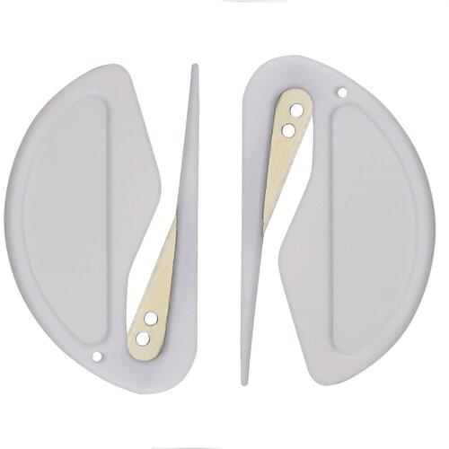 1PCS Plastic Letter Opener Mini Sharp Letter Mail Envelope Opener Safety Papers Guarded Cutter Blade Office Equipment