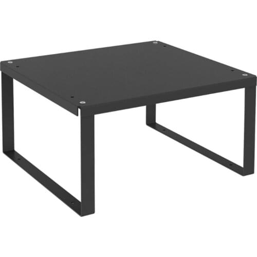 11XC Minimalist Black Metal Cabinet Shelf Organizers Stackable Counter Shelves for Kitchen Office Study Bedroom Expandable and