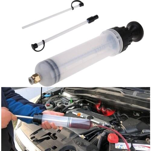 200cc Car Oil Fluid Extractor Filling Syringe Bottle Transfer Hand Pump Tools