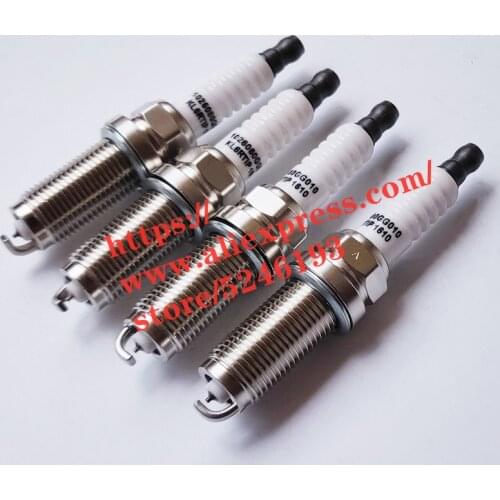 4pcs/set Spark plug for JAC Refine J3 Tagaz C10 J5VVT J4 S2/T40 S3/T5 M3 1026080GG010