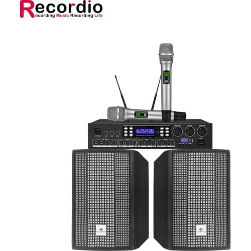 GAB-9041 Wireless System Set Professional Microphone 400W Power Amplifier Audio Speakers For Family Party Stage Meeting