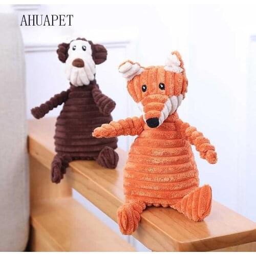 Honden Speeltje Pet Soft Toy Jouet Chiot Dog Plush Corduroy Animal Shape Chew Bite Resistant Pets Accessories Supplies