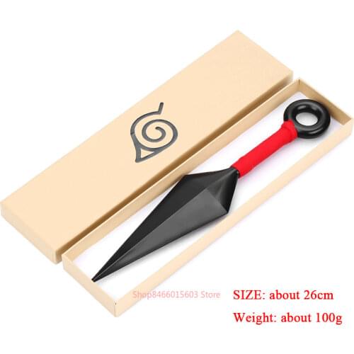 Anime Kunai Knive Narutos Konoha Ninjas Kakashi Cosplay Prop Weapons Armor Child Adult Throwing Darts Accessories Halloween Gift