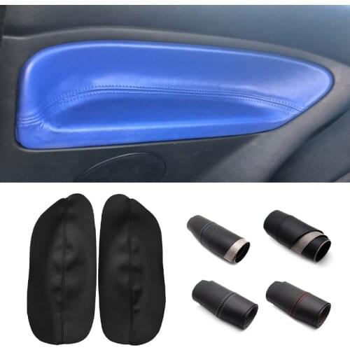 ONLY 3 Doors Car Armrest Leather Cover For VW Golf 4 MK4 Bora Jetta 1999 - 2005 Back 2 Door Armrest Panel Cover Sticker Trim