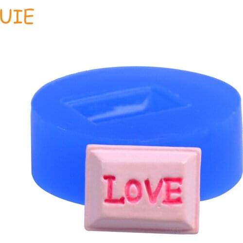 KYL127U 15.2mm LOVE Candy Chocolate Silicone Mold - Sugarcraft, Cake Decorating Tools, Cookie Biscuit, Resin Clay, Icing Mold