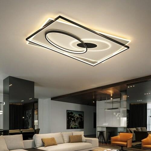 New design LED Ceiling light for Bedroom Kitchen Dining room Living room Black&Gold&Rose Ceiling lamp indoor home lighting