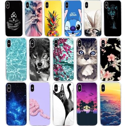 P Silicone Cover Case For iphone X XS XR Cases for iphone xs max coque bumper back cover full 360 protective soft tpu