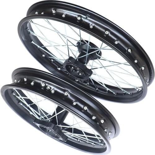 Front 16*17" 1.60x17" Rear 1.85x14" 1.85*14 Aluminium Alloy Wheel Rims For 160cc 150CC Dirt Pit Bike 14 17 Inch
